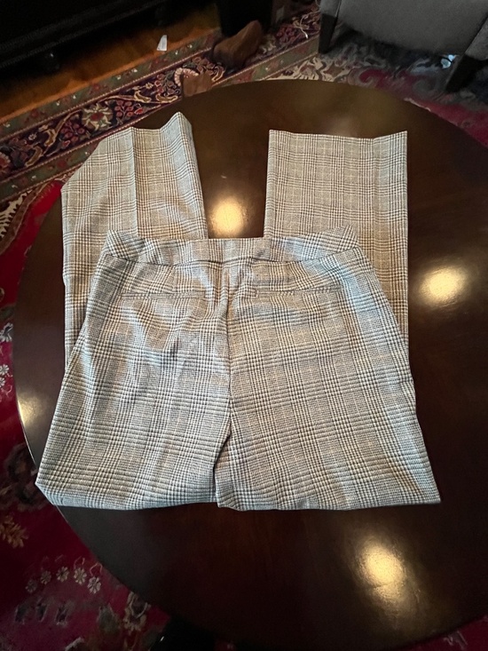 Chico's Brown Plaid Ladies Dress Pants Size 2R - Picture 5 of 6